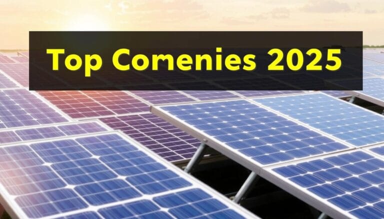 Top Companies in Solar Energy Industry 2025 1 companies in solar energy