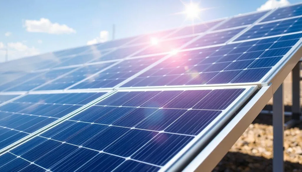 electricity generation from solar panels