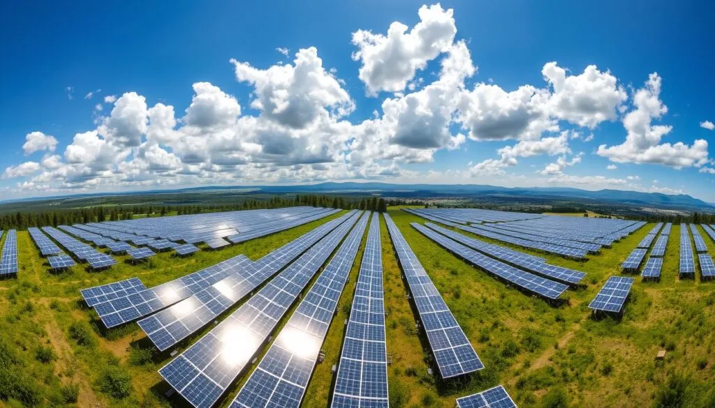 solar panels array solar panels array