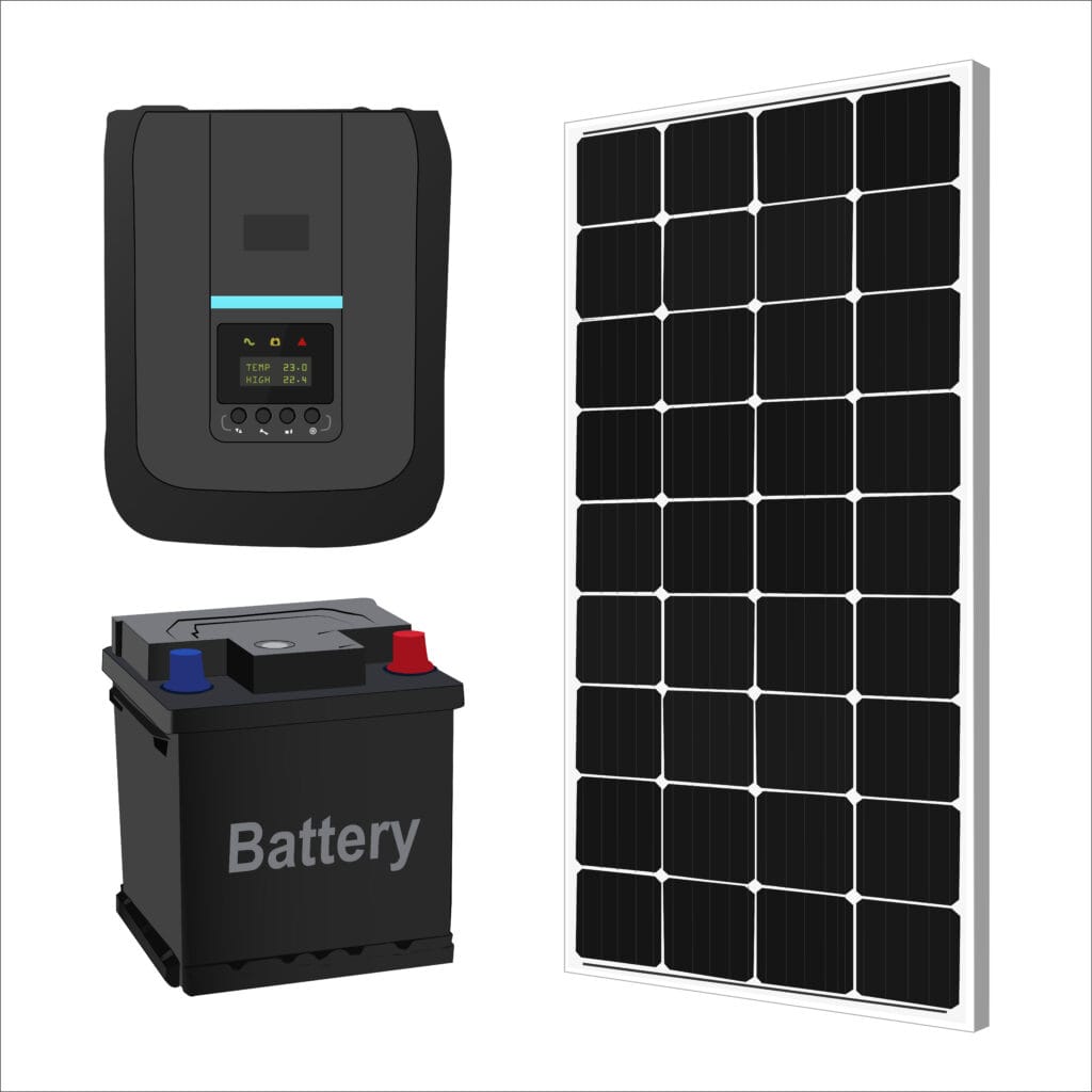 12V solar charge controller sizing