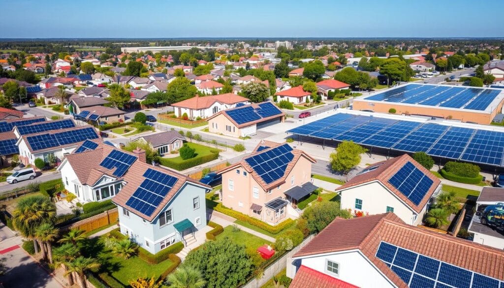 Residential solar installations and commercial solar projects